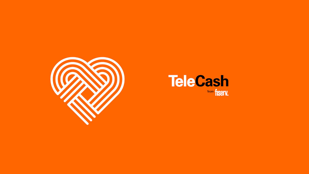 TeleCash from Fiserv Gives Back Logo